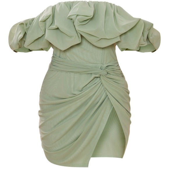 Pretty Little Thing Ruffle Mini Dress - Picture 4 of 4